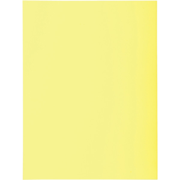 Paquet de 50 chemises 2 rabats SUPER 210g, format 24x32 cm, canari