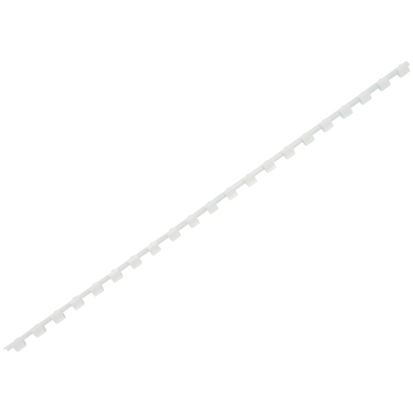 Boîte de 100 reliures plastiques couleur Ø 6mm blanc