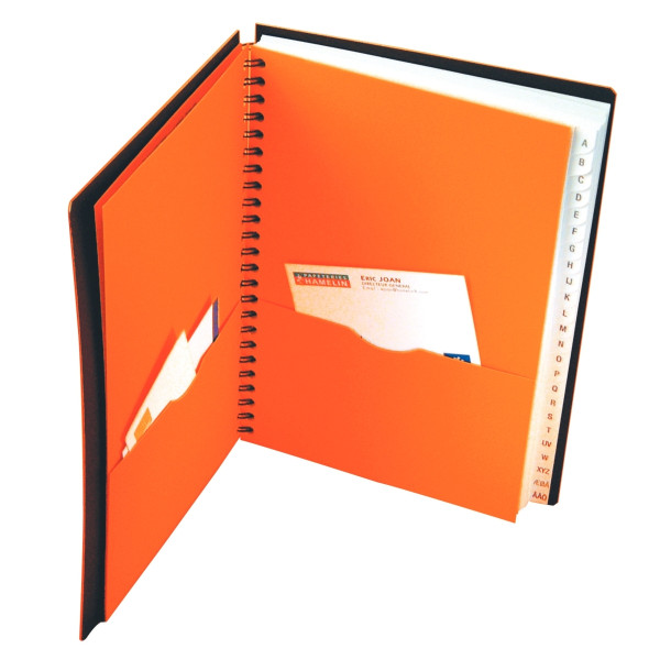 Répertoire à reliure intégrale ADDRESSBOOK format A5, 144 pages