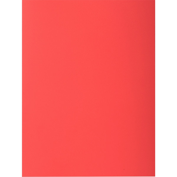 Paquet de 50 chemises 2 rabats ROCK"S 210g, format 24x32 cm, rouge