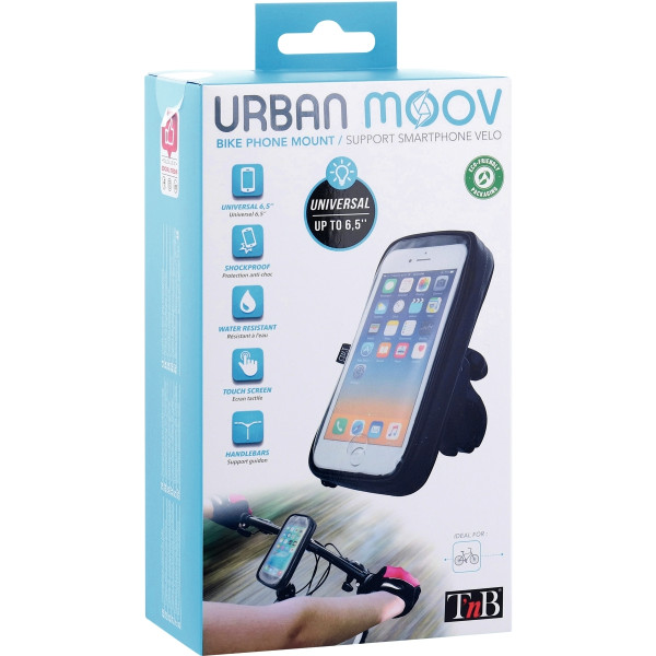 Support téléphone coqué pour vélo et trottinette