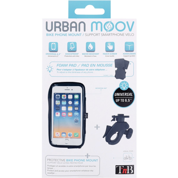 Support téléphone coqué pour vélo et trottinette