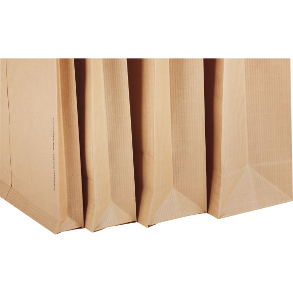 Paquet de 50 pochettes kraft armé 280x410mm soufflet 90mm bande siliconée