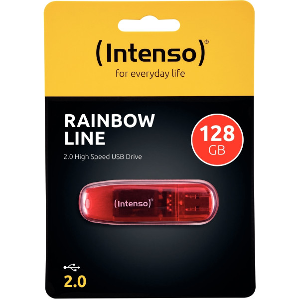 Clé USB 2,0 Intenso Rainbow 128 Go