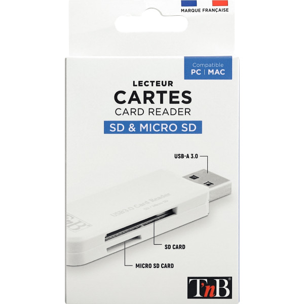 Lecteur multicartes mémoire T'nB