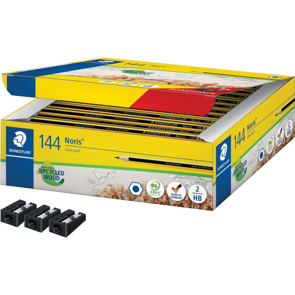 Pack de 144 crayons graphite Noris120 HB dont 24 gratuits