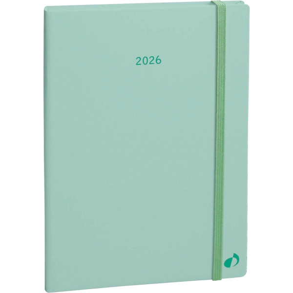 Agenda semainier Color 16x24cm Pastel Vert