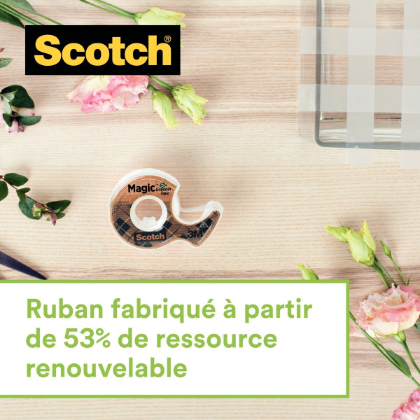 Pack dévidoir C38 noir + 3 rouleaux Magic Green