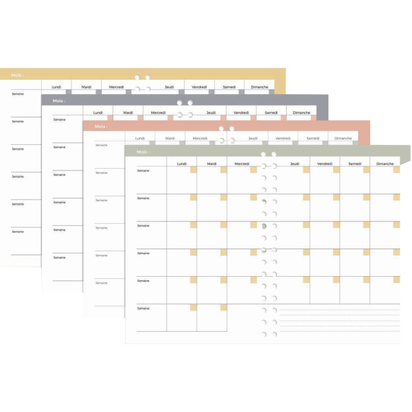Agenda  21S Perpétuel Eterny Graphique