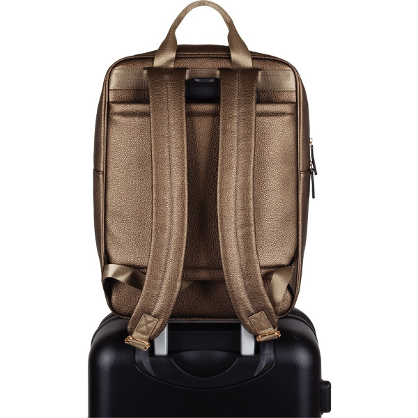 Sac a dos lady ordinateur 15,6 pouces coloris bronze