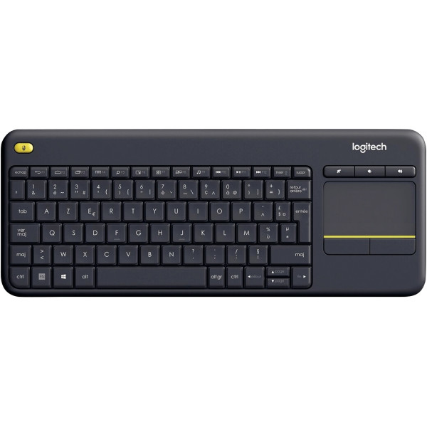 Clavier sans fil Logitech K400 Plus Wireless Touch noir