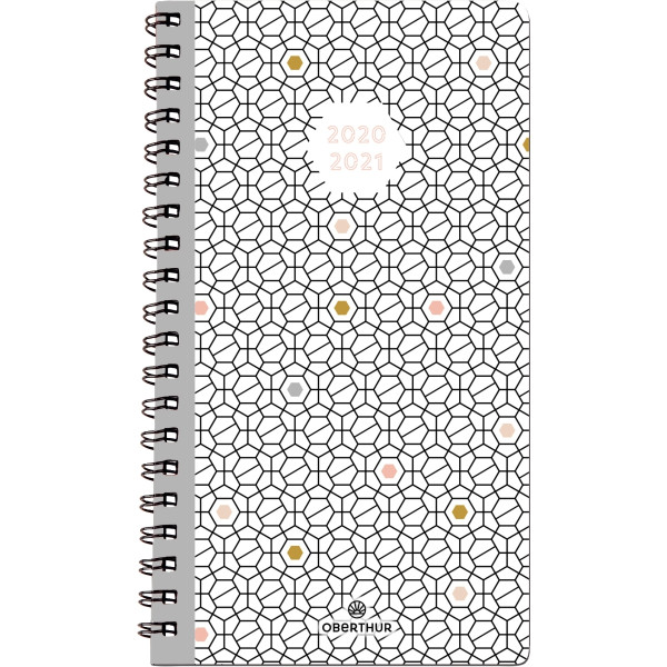 Agenda semainier poche Graphik 3D assorti