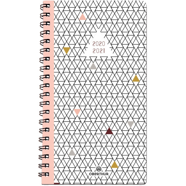 Agenda semainier poche Graphik 3D assorti