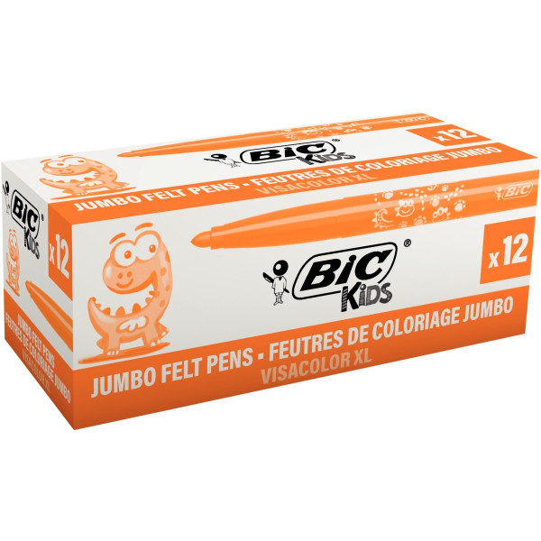 Boîte de 12 feutres Visacolor XL orange