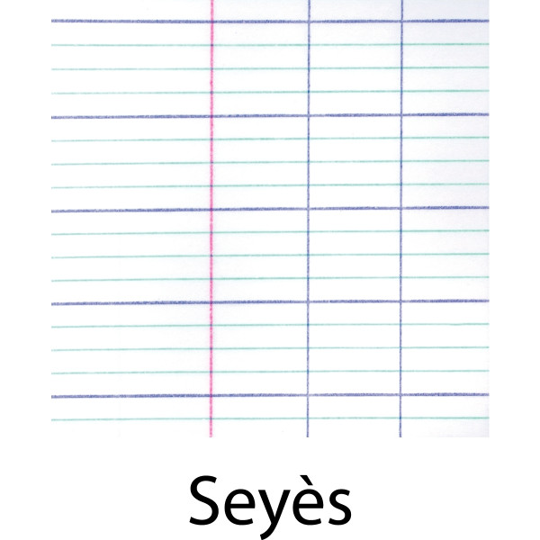 Cahier piqué 96 pages CONQUERANT, format 24x32 cm, seyès, papier 70g