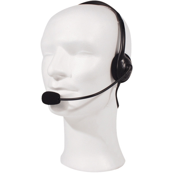Casque stéréo avec micro tube