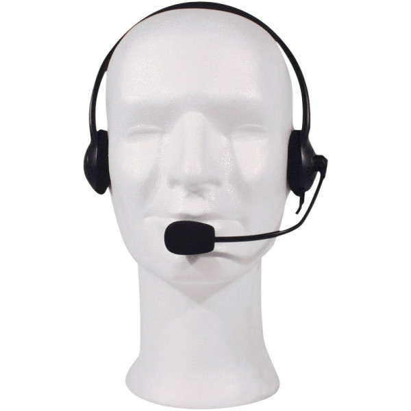 Casque stéréo avec micro tube