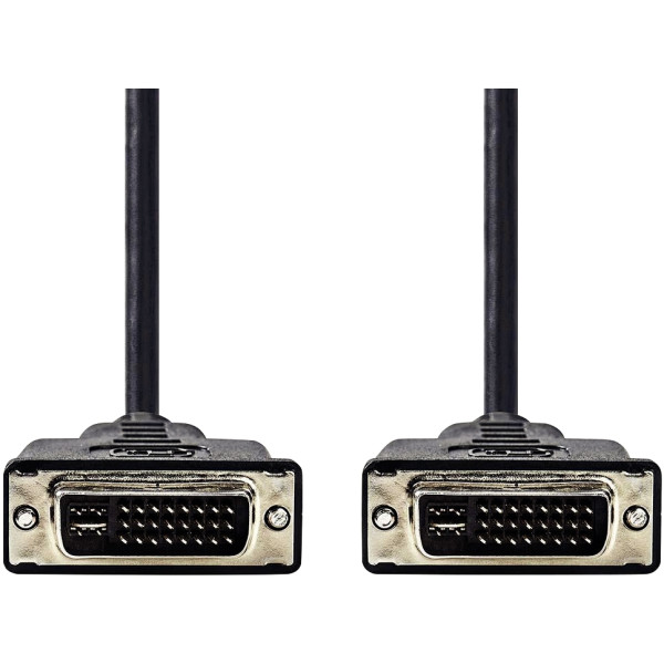 Cordon DVI-I  Dual link 24+5 male/male 2 mètres