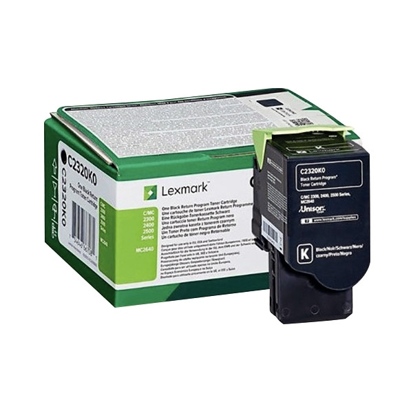 Lexmark C2320K0 toner laser noir  authentique