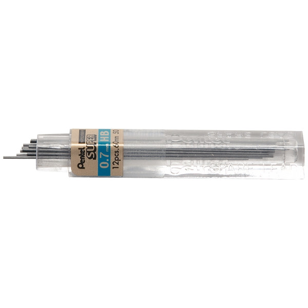 Étui de 12 mines Hi-Polymer 0,7 mm HB