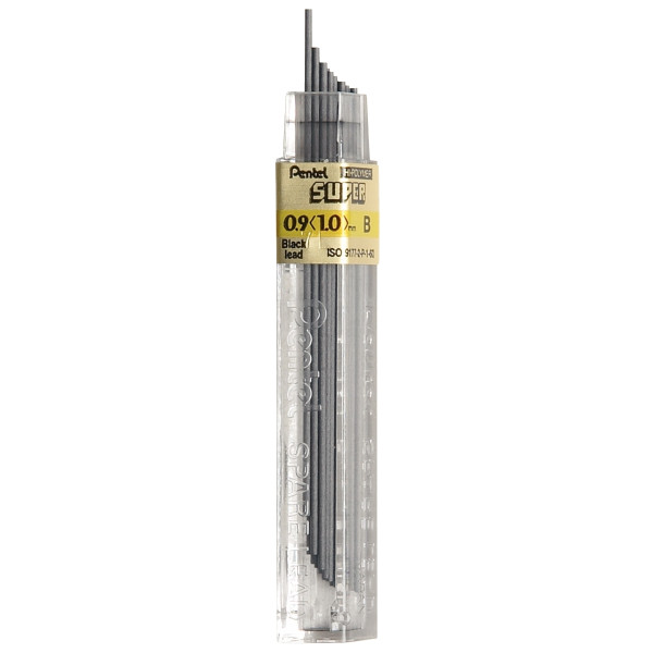 Étui de 12 mines Hi-Polymer 0,9 mm B