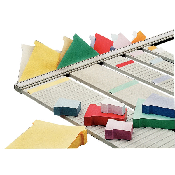 Paquet de 100 fiches planning indice 1,5 rouge