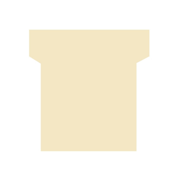 Paquet de 100 fiche planning indice 2 beige