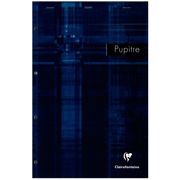 Bloc-notes PUPITRE A4+ 160 pages perforées, ligné 8 mm