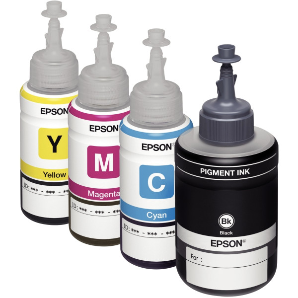 Epson 664 flacon d'encre noire authentique (T664140)