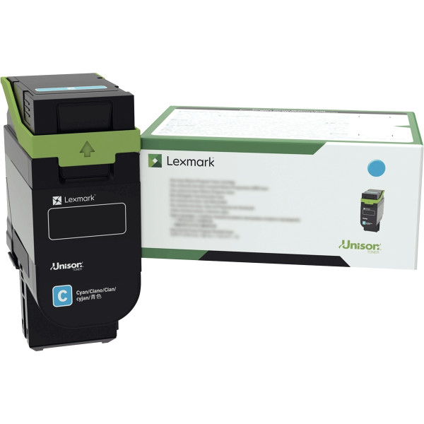 Lexmark  75M2HC0 toner laser cyan haute capacité authentique