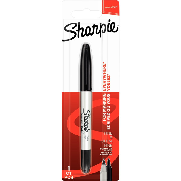 Marqueur Twin Sharpie noir