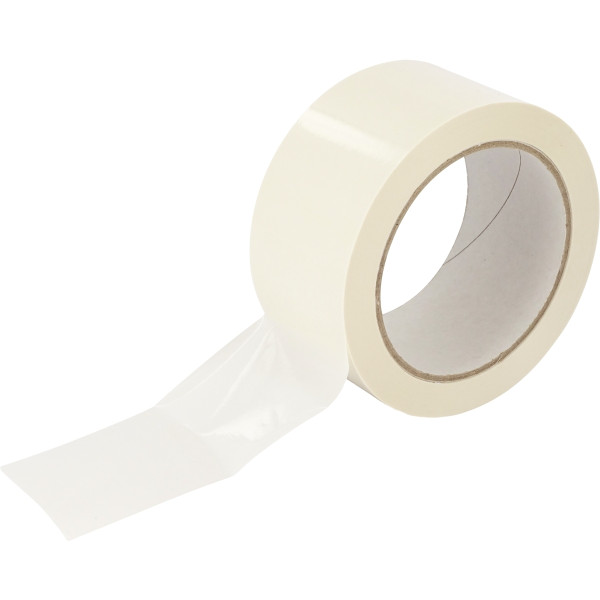 Lot de 6 rouleaux adhésifs en PVC blanc 66mx50mm