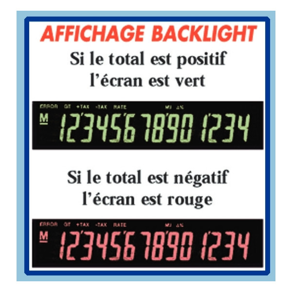 Machine à calculer imprimante professionnelle de bureau Ibico 1231X