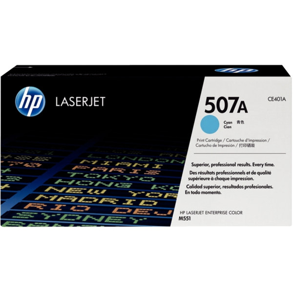 HP 507A toner cyan authentique (CE401A)