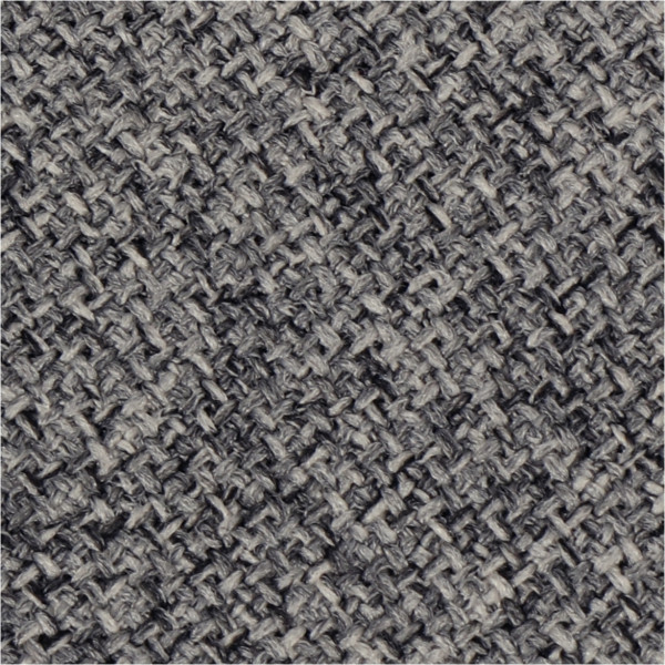 Fauteuil Eleganze avec tétière dos noir/assise gris