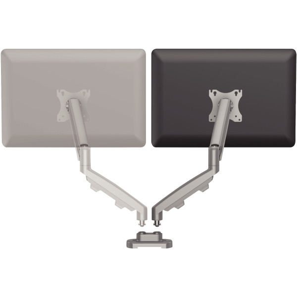 Kit 1 bras porte-écran double EPPA argent