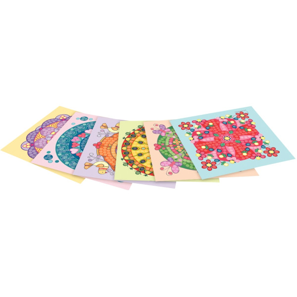 24 cartes PLAYMAIS MOSAIC MANDALA à décorer