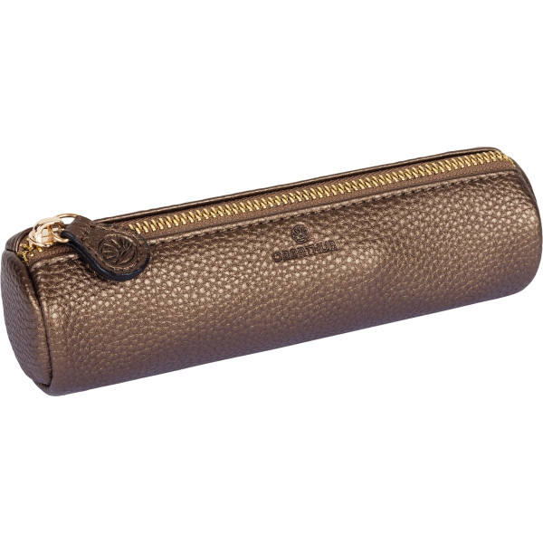 Trousse ronde lady bradford bronze