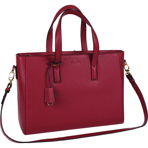 Sac cabas lady 15,6 pouces coloris framboise