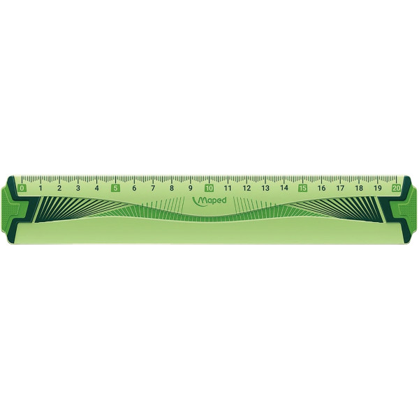 Règle plate 20cm incassable