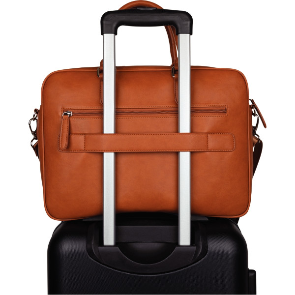 Sacoche ordinateur jakarta 15,6 pouces coloris camel