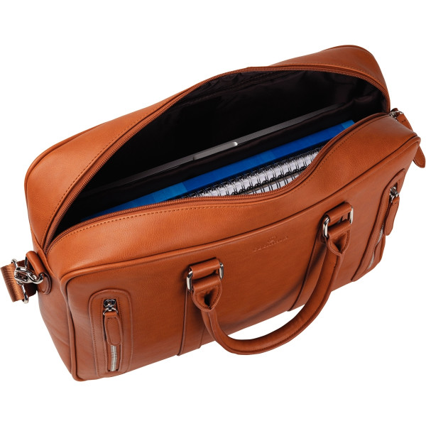 Sacoche ordinateur jakarta 15,6 pouces coloris camel