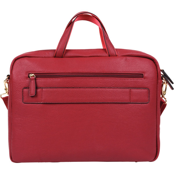 Sacoche lady ordinateur 15,6 pouces coloris framboise