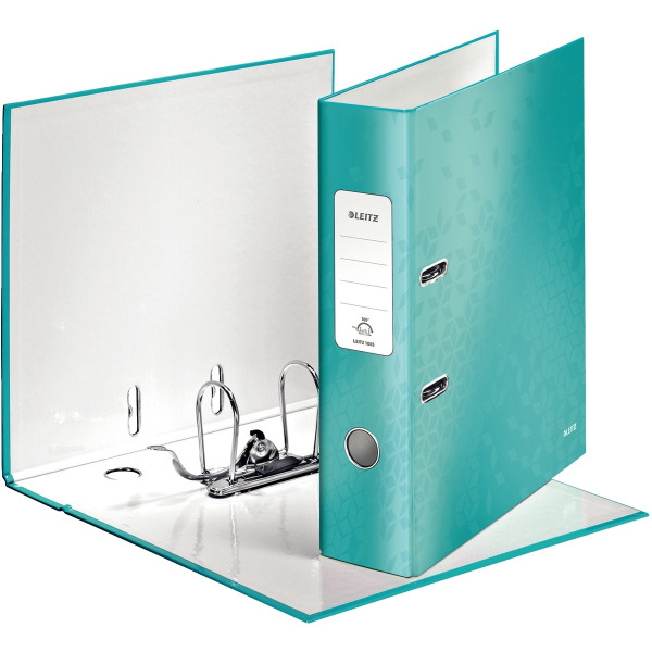 Classeur à levier 180° WOW pour format A4, dos 8 cm, menthe