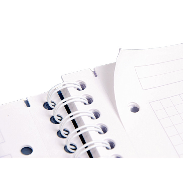 Cahier à reliure intégrale EVOLUTIV'BOOK 240 pages perforées, format A4+, quadrillé 5x5