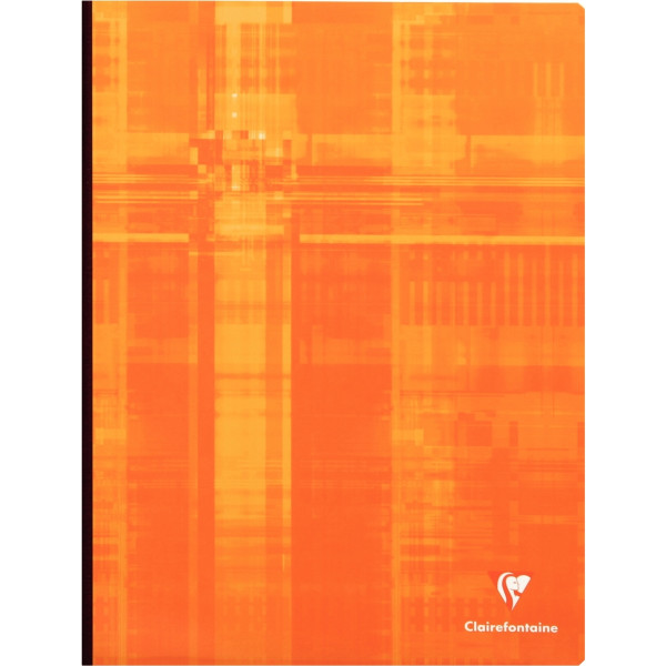 Brochure 192 pages CLAIREFONTAINE, format 24x32 cm, seyès, papier 90g