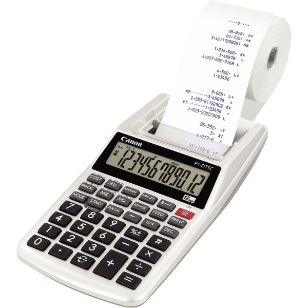 Machine à calculer imprimante portable Canon 12 chiffres P1-DTSC II