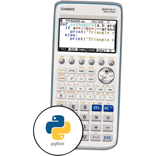 Machine à calculer graphique Casio Graph 90+ E
