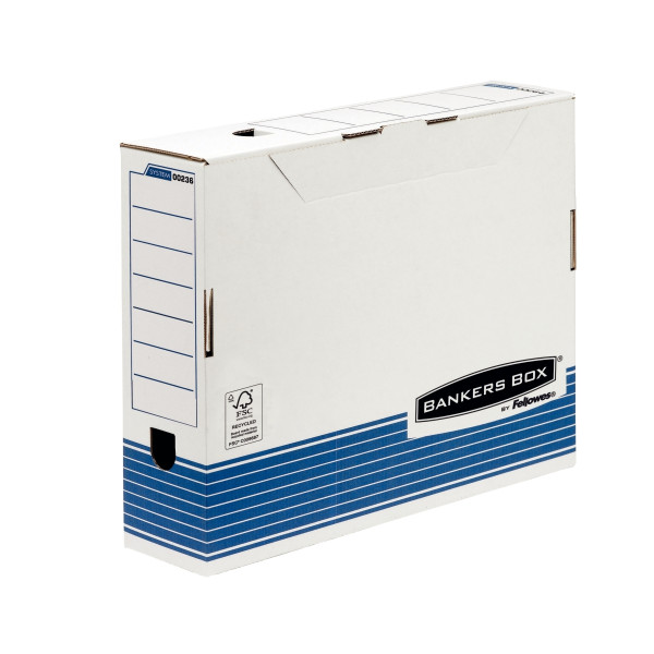 Paquet de 10 boites d'archives 31x43cm dos 10cm blanches