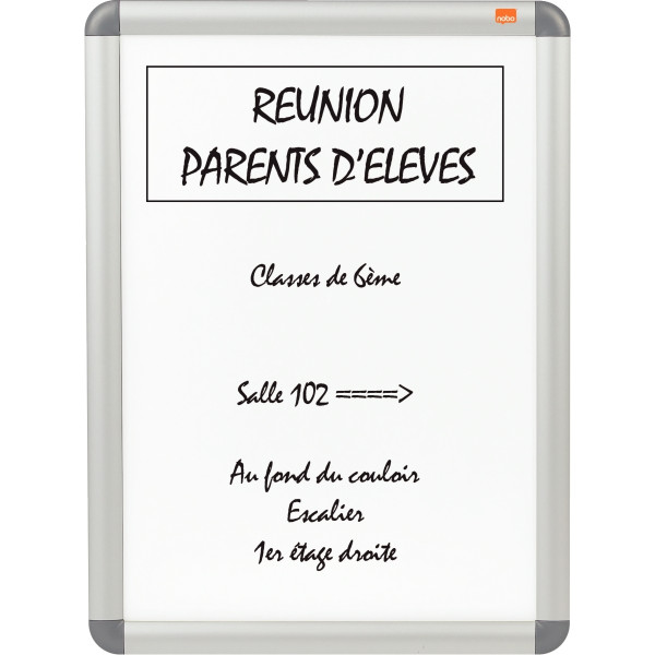 Cadre d'affichage extra plat 1 feuille A4